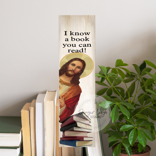 I Know A Book You Can Read, Bookmark