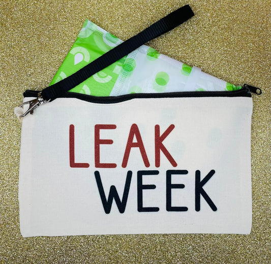 Leak Week Feminine Product Carry Bag